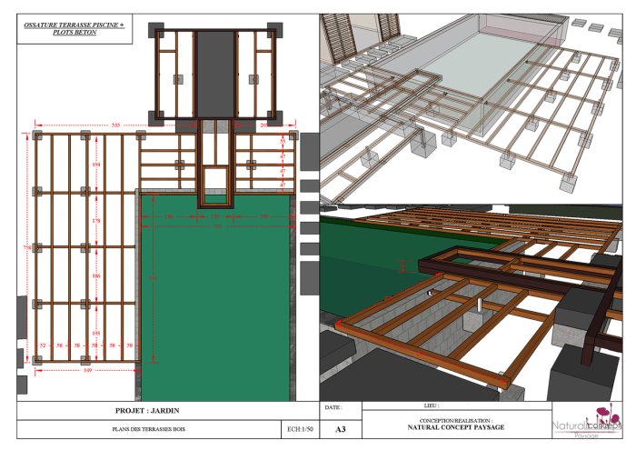 Plan terrasse - Natural Concept Paysage